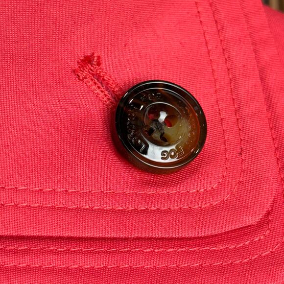 NWT Hisbiscus London Fog Double Collared Hooded Rain Coat - Size PXS - Picture 7 of 11